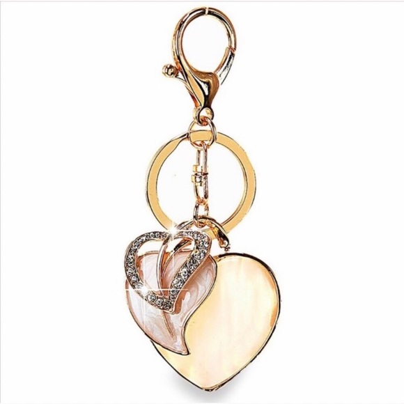 Accessories - Triple Heart Key Chain/Purse Charm